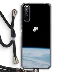 CaseCompany Alone in Space: Sony Sony Xperia 10 III Transparant Hoesje met koord