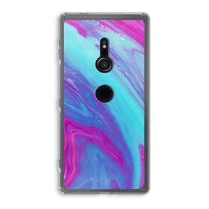 CaseCompany Zweverige regenboog: Sony Xperia XZ2 Transparant Hoesje