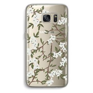 CaseCompany Blossoming spring: Samsung Galaxy S7 Transparant Hoesje