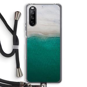 CaseCompany Stranded: Sony Sony Xperia 10 III Transparant Hoesje met koord