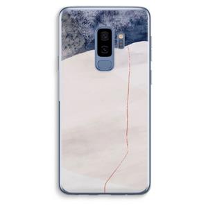 CaseCompany Stone White: Samsung Galaxy S9 Plus Transparant Hoesje
