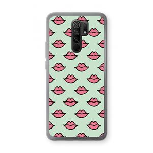 CaseCompany Lipjes: Xiaomi Redmi 9 Transparant Hoesje