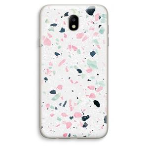 CaseCompany Terrazzo N°3: Samsung Galaxy J7 (2017) Transparant Hoesje