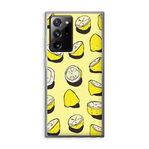 CaseCompany When Life Gives You Lemons...: Samsung Galaxy Note 20 Ultra / Note 20 Ultra 5G Transparant Hoesje