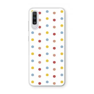 CaseCompany Bollen: Samsung Galaxy A70 Transparant Hoesje