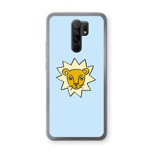CaseCompany Kleine leeuw: Xiaomi Redmi 9 Transparant Hoesje