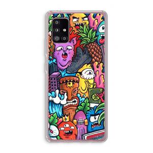 CaseCompany Vexx Mixtape: Samsung Galaxy A51 5G Transparant Hoesje