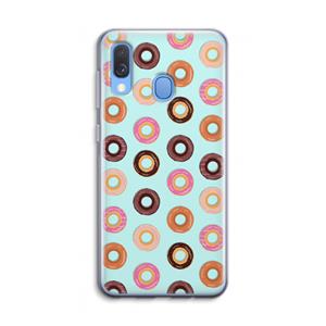 CaseCompany Donuts: Samsung Galaxy A40 Transparant Hoesje