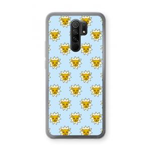 CaseCompany Leeuwenkoppen: Xiaomi Redmi 9 Transparant Hoesje