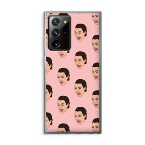 CaseCompany Ugly Cry Call: Samsung Galaxy Note 20 Ultra / Note 20 Ultra 5G Transparant Hoesje
