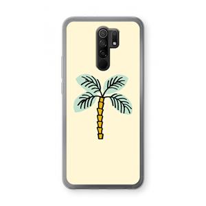 CaseCompany Palmboom: Xiaomi Redmi 9 Transparant Hoesje