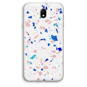 CaseCompany Terrazzo N°6: Samsung Galaxy J7 (2017) Transparant Hoesje