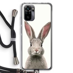 CaseCompany Daisy: Xiaomi Redmi Note 10 Pro Transparant Hoesje met koord