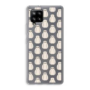 CaseCompany Uilen: Samsung Galaxy A42 5G Transparant Hoesje