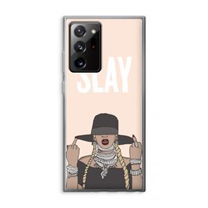 CaseCompany Slay All Day: Samsung Galaxy Note 20 Ultra / Note 20 Ultra 5G Transparant Hoesje