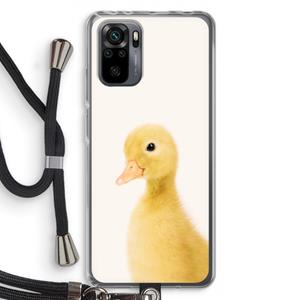 CaseCompany Duke: Xiaomi Redmi Note 10 Pro Transparant Hoesje met koord