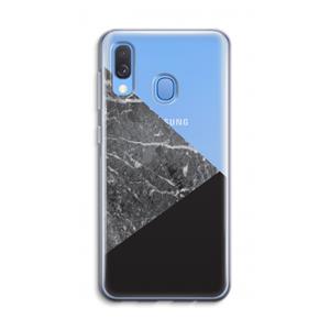 CaseCompany Combinatie marmer: Samsung Galaxy A40 Transparant Hoesje