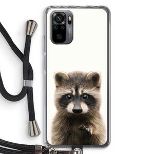 CaseCompany Rocco: Xiaomi Redmi Note 10 Pro Transparant Hoesje met koord