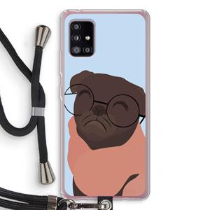 CaseCompany Ludo: Samsung Galaxy A51 5G Transparant Hoesje met koord