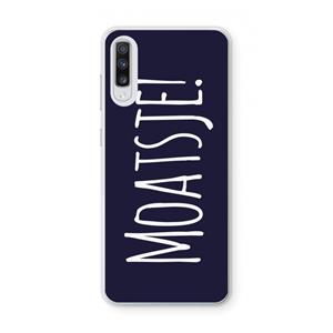 CaseCompany Moatsje!: Samsung Galaxy A70 Transparant Hoesje