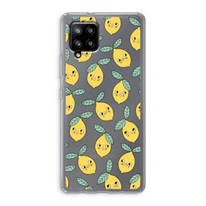CaseCompany Citroenen: Samsung Galaxy A42 5G Transparant Hoesje