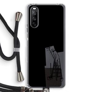 CaseCompany Musketon Painter: Sony Sony Xperia 10 III Transparant Hoesje met koord