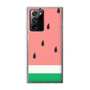 CaseCompany Watermeloen: Samsung Galaxy Note 20 Ultra / Note 20 Ultra 5G Transparant Hoesje