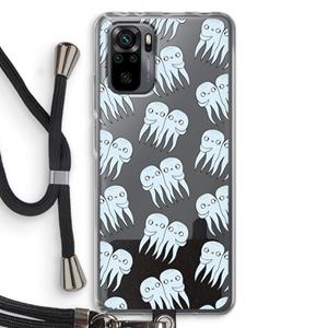 CaseCompany Octopussen: Xiaomi Redmi Note 10 Pro Transparant Hoesje met koord