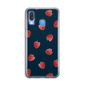 CaseCompany Framboosjes: Samsung Galaxy A40 Transparant Hoesje