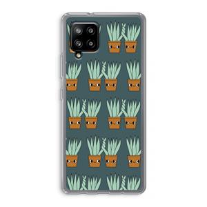 CaseCompany Sansevieria: Samsung Galaxy A42 5G Transparant Hoesje