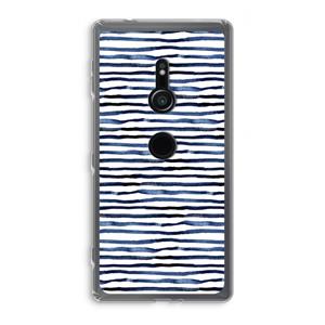 CaseCompany Verrassende lijnen: Sony Xperia XZ2 Transparant Hoesje