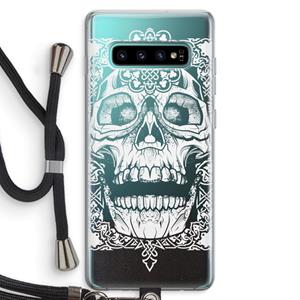 CaseCompany Seek & Destroy: Samsung Galaxy S10 Plus Transparant Hoesje met koord