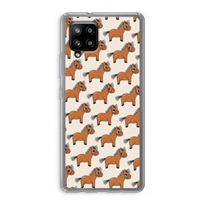 CaseCompany Pony: Samsung Galaxy A42 5G Transparant Hoesje