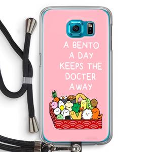 CaseCompany Bento a day: Samsung Galaxy S6 Transparant Hoesje met koord
