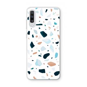 CaseCompany Terrazzo N°13: Samsung Galaxy A70 Transparant Hoesje