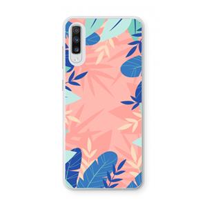 CaseCompany Tropisch: Samsung Galaxy A70 Transparant Hoesje