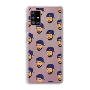CaseCompany Drake Away: Samsung Galaxy A51 5G Transparant Hoesje