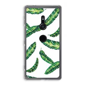 CaseCompany Lange bladeren: Sony Xperia XZ2 Transparant Hoesje