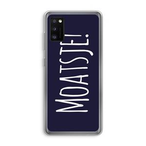 CaseCompany Moatsje!: Samsung Galaxy A41 Transparant Hoesje