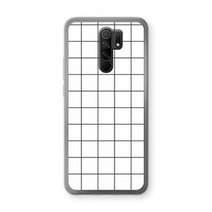 CaseCompany Rooster: Xiaomi Redmi 9 Transparant Hoesje