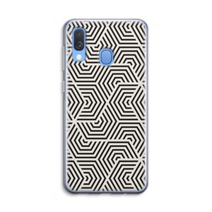 CaseCompany Magic pattern: Samsung Galaxy A40 Transparant Hoesje