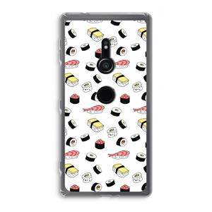 CaseCompany Sushi time: Sony Xperia XZ2 Transparant Hoesje