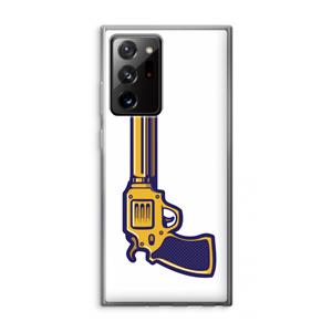 CaseCompany Pew Pew Pew: Samsung Galaxy Note 20 Ultra / Note 20 Ultra 5G Transparant Hoesje