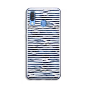 CaseCompany Verrassende lijnen: Samsung Galaxy A40 Transparant Hoesje