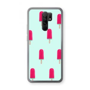 CaseCompany Waterijsje: Xiaomi Redmi 9 Transparant Hoesje