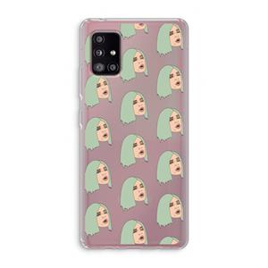 CaseCompany King Kylie: Samsung Galaxy A51 5G Transparant Hoesje
