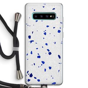 CaseCompany Terrazzo N°5: Samsung Galaxy S10 Plus Transparant Hoesje met koord