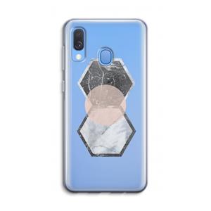 CaseCompany Creatieve toets: Samsung Galaxy A40 Transparant Hoesje