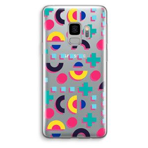 CaseCompany 8-bit N°2: Samsung Galaxy S9 Transparant Hoesje