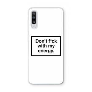 CaseCompany My energy: Samsung Galaxy A70 Transparant Hoesje